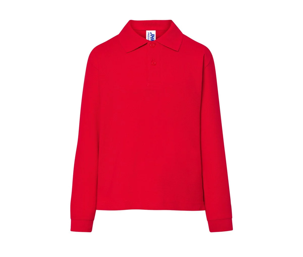 JHK JK215K Kinderpolo Lange Mouwen – Red