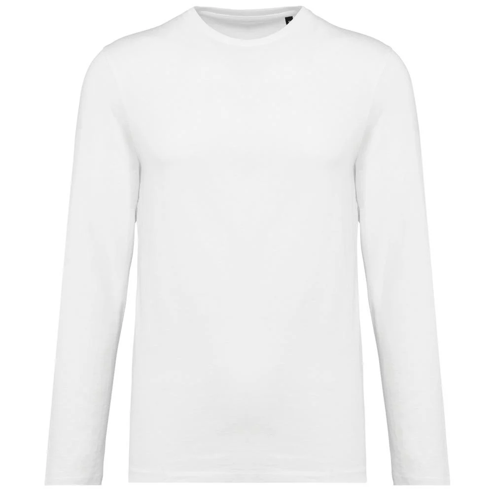 Kariban PK302 T-shirt Lange Mouwen Heren – Wit