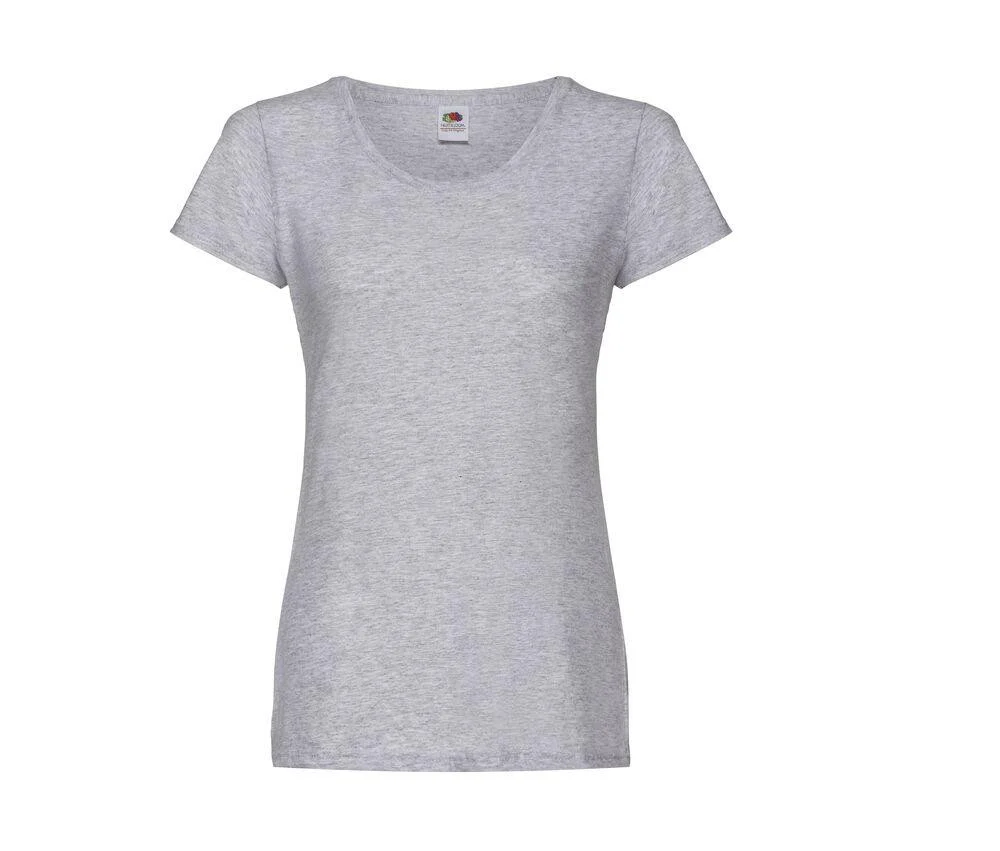 Fruit of the Loom SC1422 T-shirt Dames – Heather Grey