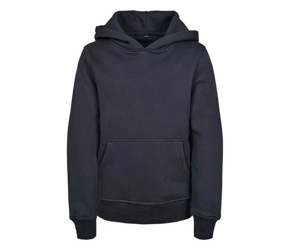 Build Your Brand BY117 Basic Kids Hoody – Navy