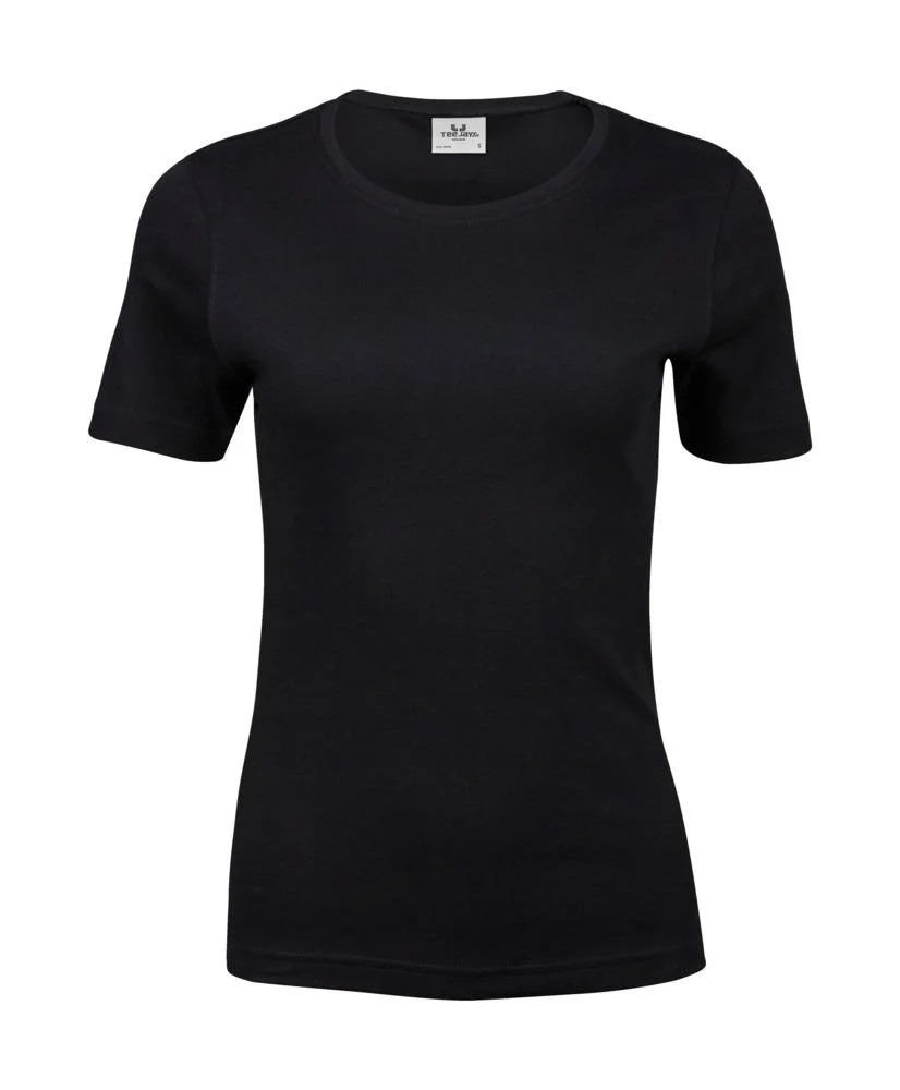 Tee Jays TJ580 Interlock T-shirt Dames – Black