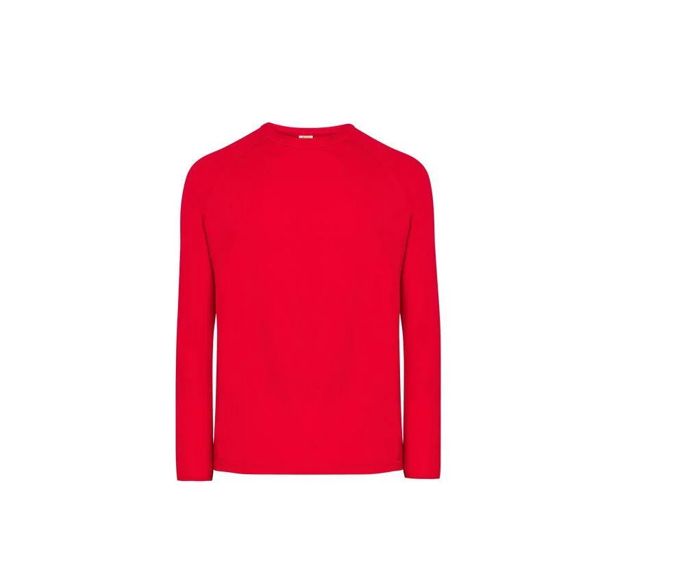 JHK JK910 Sportshirt Lange Mouwen Heren – Red