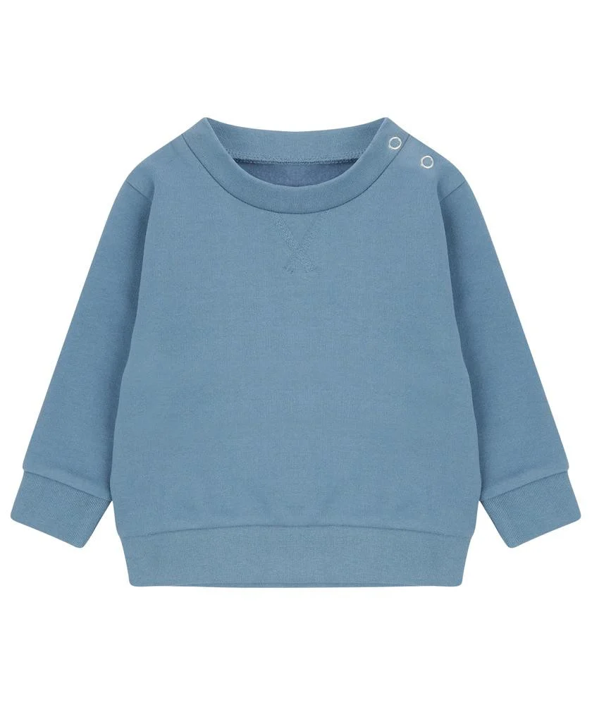 Larkwood LW800 Ecologische Kindersweater – Stone Blue