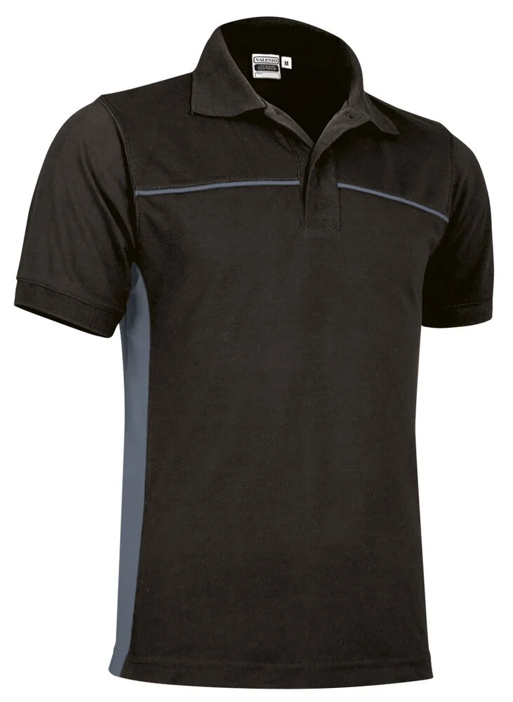 Valento POVATHU Thunder Polo – black-cement grey
