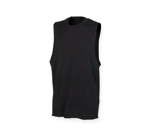 SF Men SF232 High Neck Tanktop Heren – Black