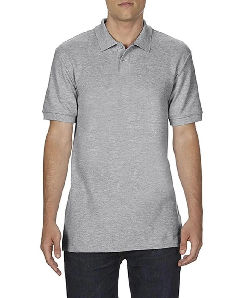 Gildan GN480 Softstyle Dubbele Piqué Polo – Sport Grey