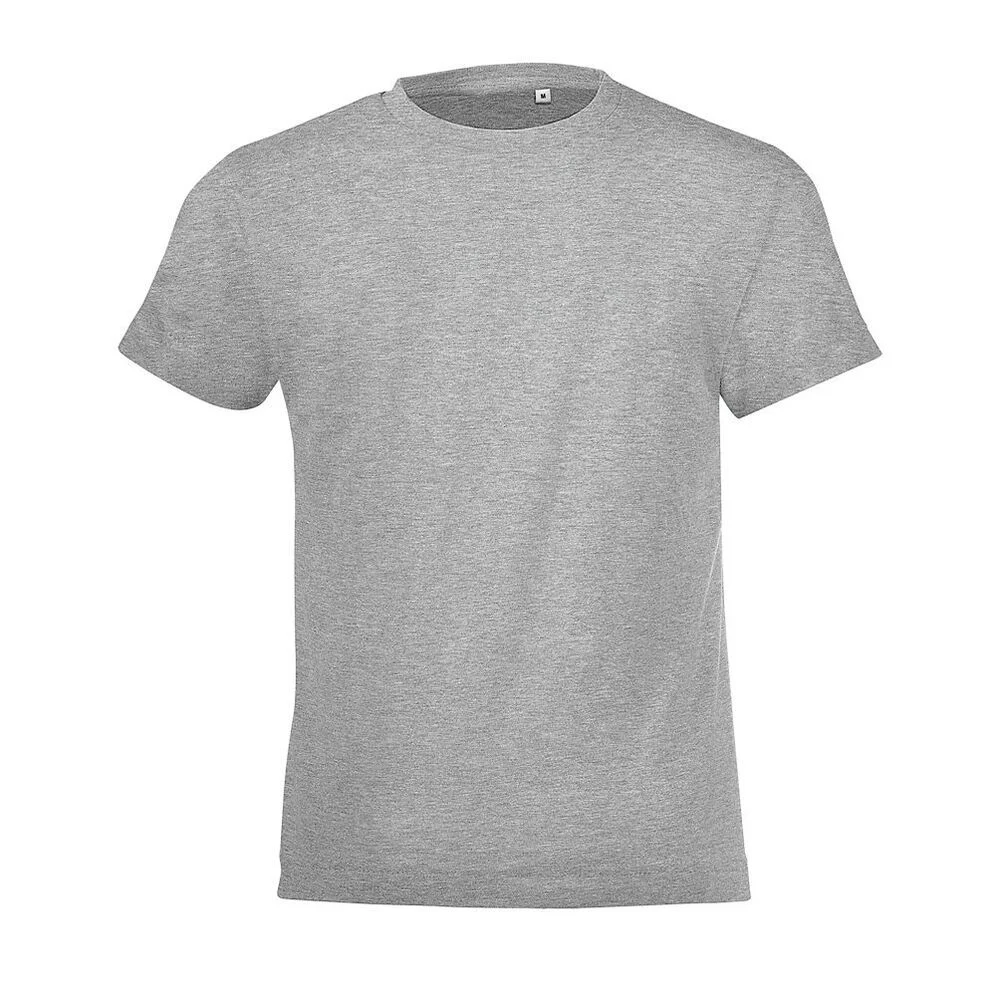 SOL'S 01183 Regent T-shirt Kinderen – Heide Grijs