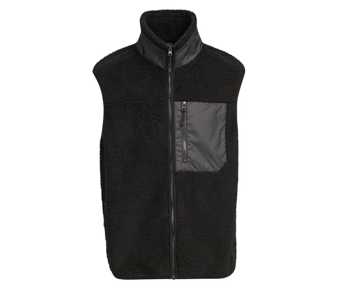 Build Your Brand BY407 Fleece Bodywarmer – Black