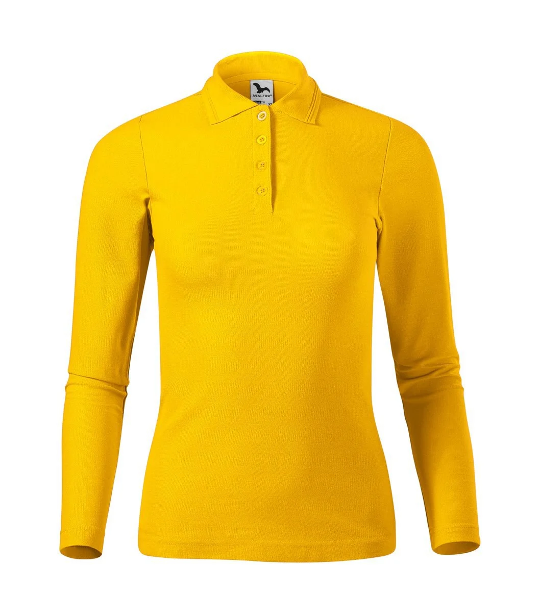 Malfini 231 Polo Lange Mouwen – Geel