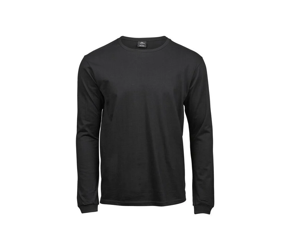 Tee Jays TJ8007 T-shirt Lange Mouwen Heren – Zwart