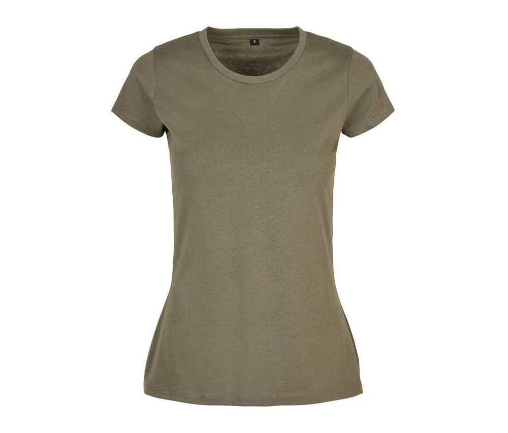 Build Your Brand BYB012 Basic T-shirt Dames – Olive