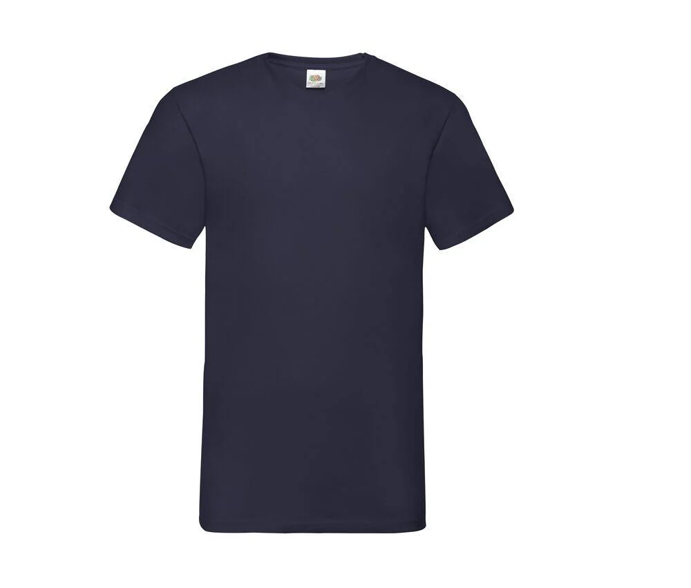 Fruit of the Loom SC234 Valueweight V-hals T-shirt – Deep Navy
