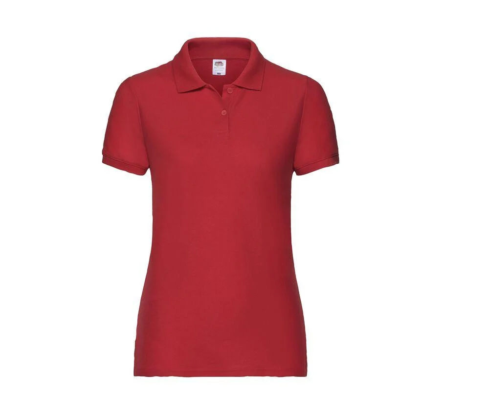 Fruit of the Loom SC281 Lady-fit 65/35 Polo Dames – Red