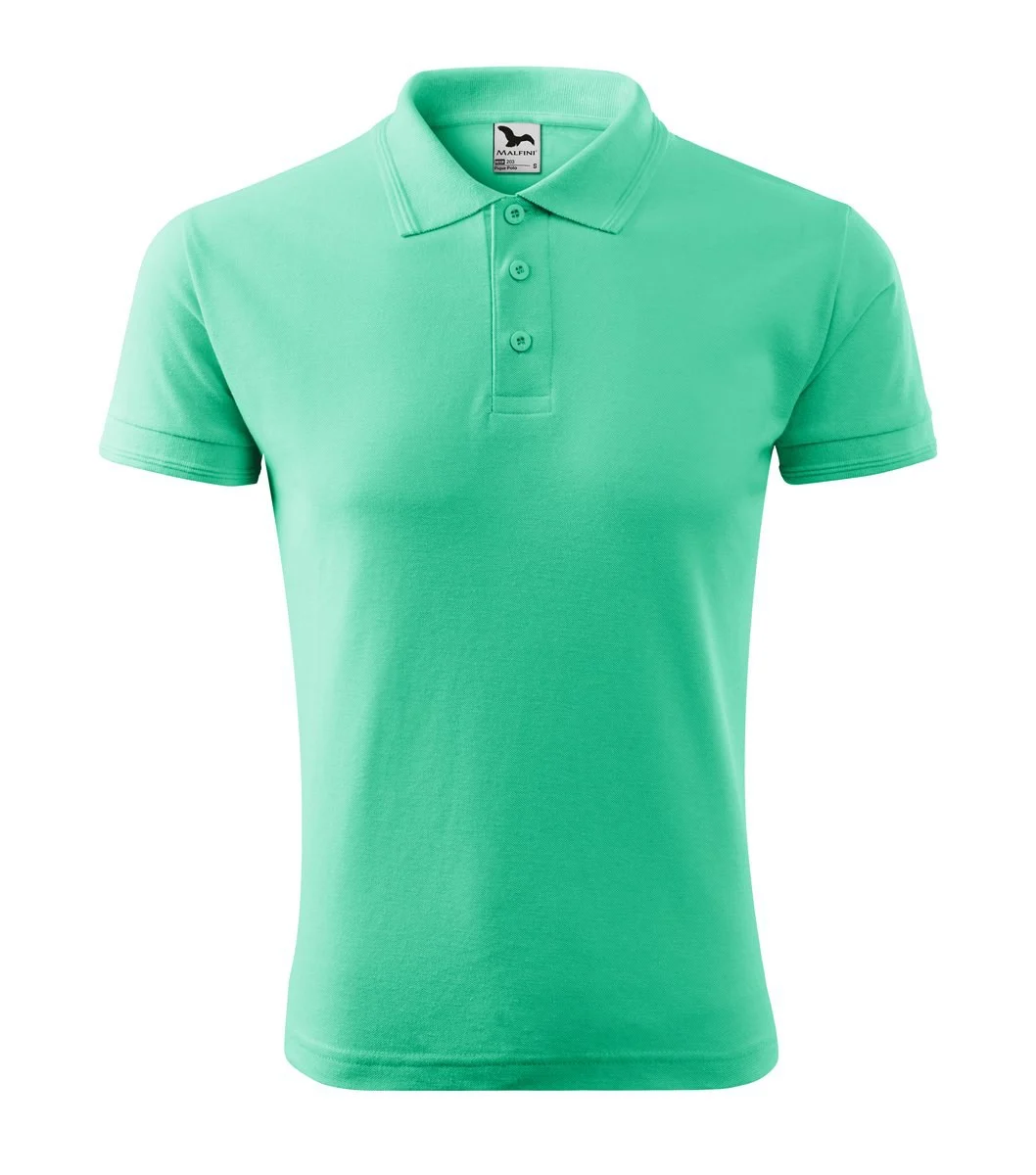 Malfini 203 Polo Heren – Mintgroen