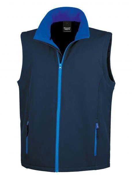 Result RS232 Softshell Bodywarmer Heren – Navy/Royal