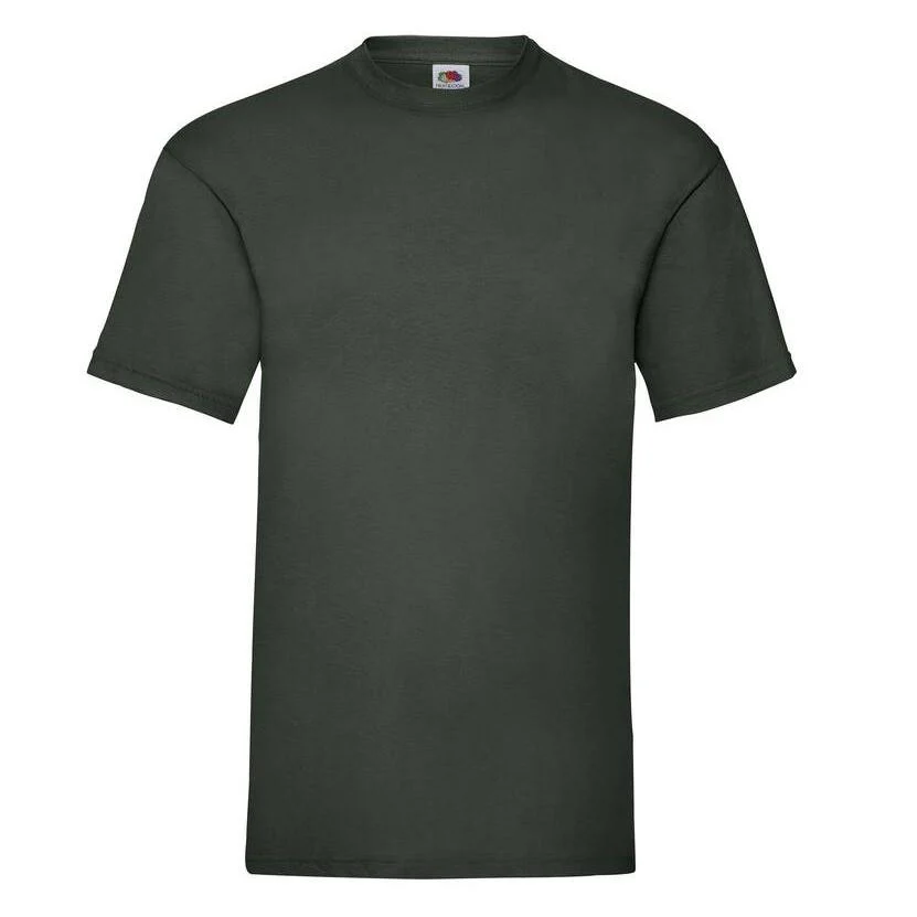 Fruit of the Loom SC230 Katoenen T-shirt – Bottle Green
