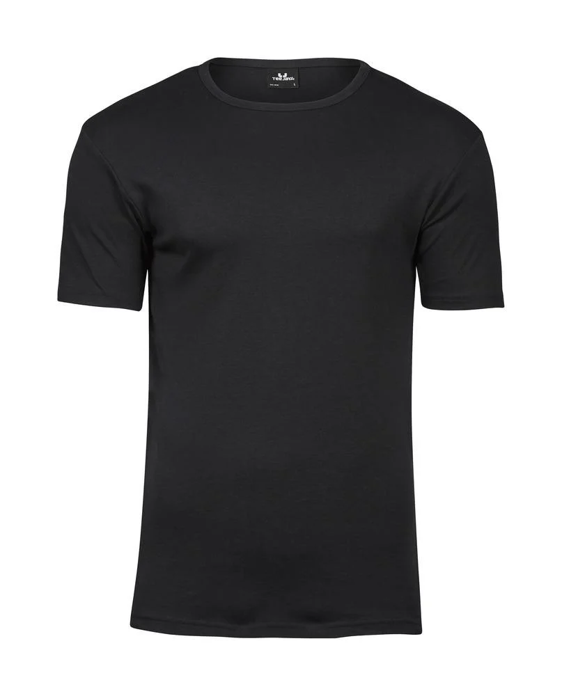 Tee Jays TJ520 Interlock T-shirt Heren – Black