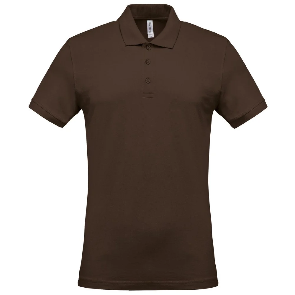 Kariban K254 Polo Heren – Chocolade