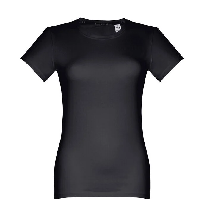 TH Clothes 30114 T-shirt Dames – Zwart