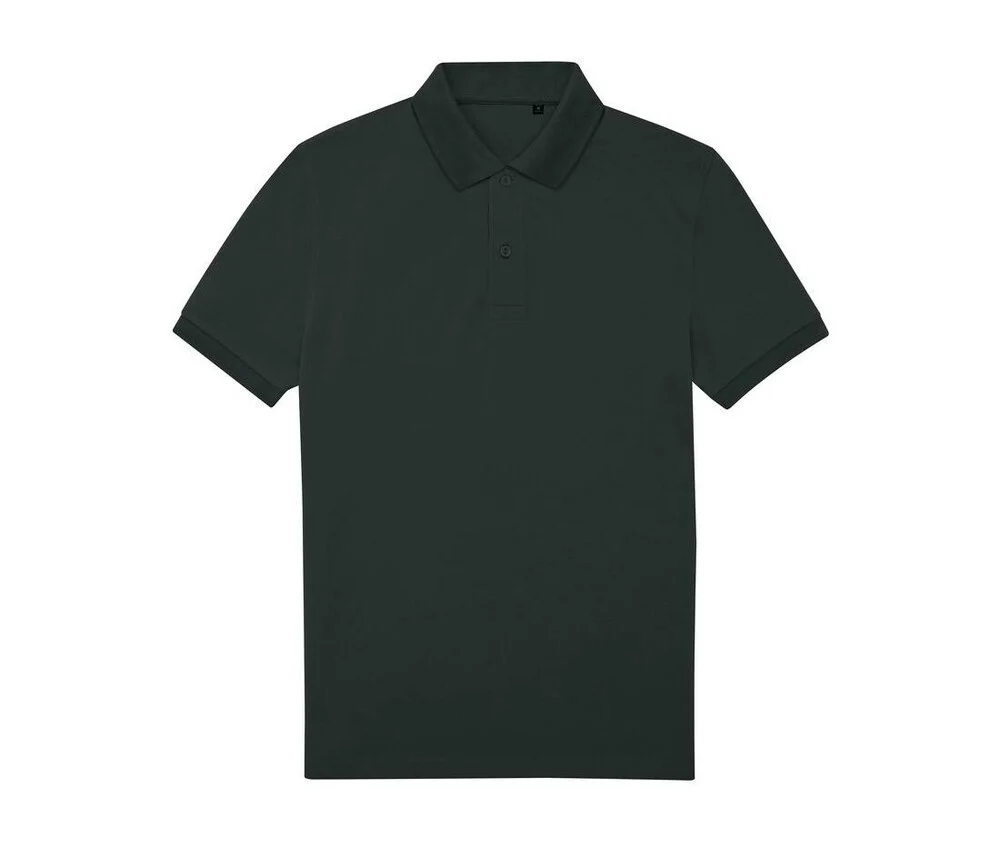 B&C BCU428 65/35 Gerecycled Polyester Polo Heren – Dark Forest