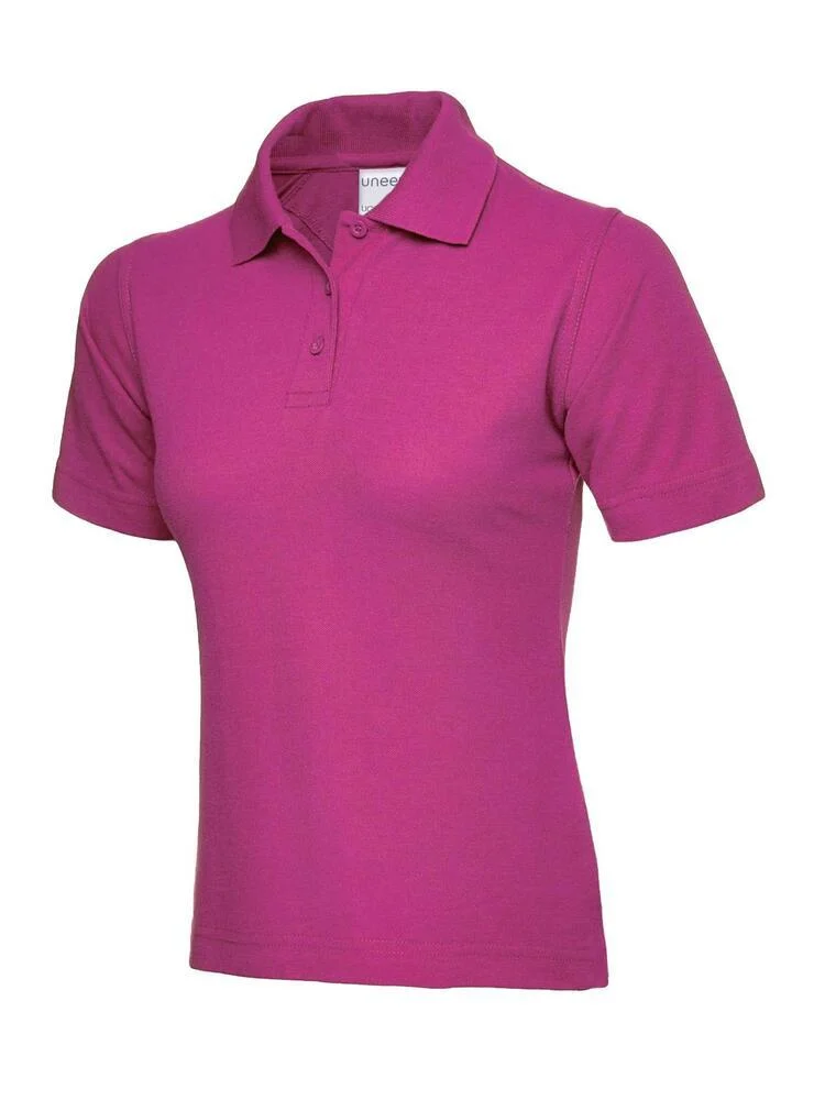 Radsow by Uneek UC115 Polo Dames – Warm roze