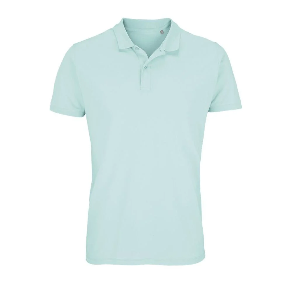 SOL'S 03566 Planet Biologisch Polo Heren – Artic Blauw