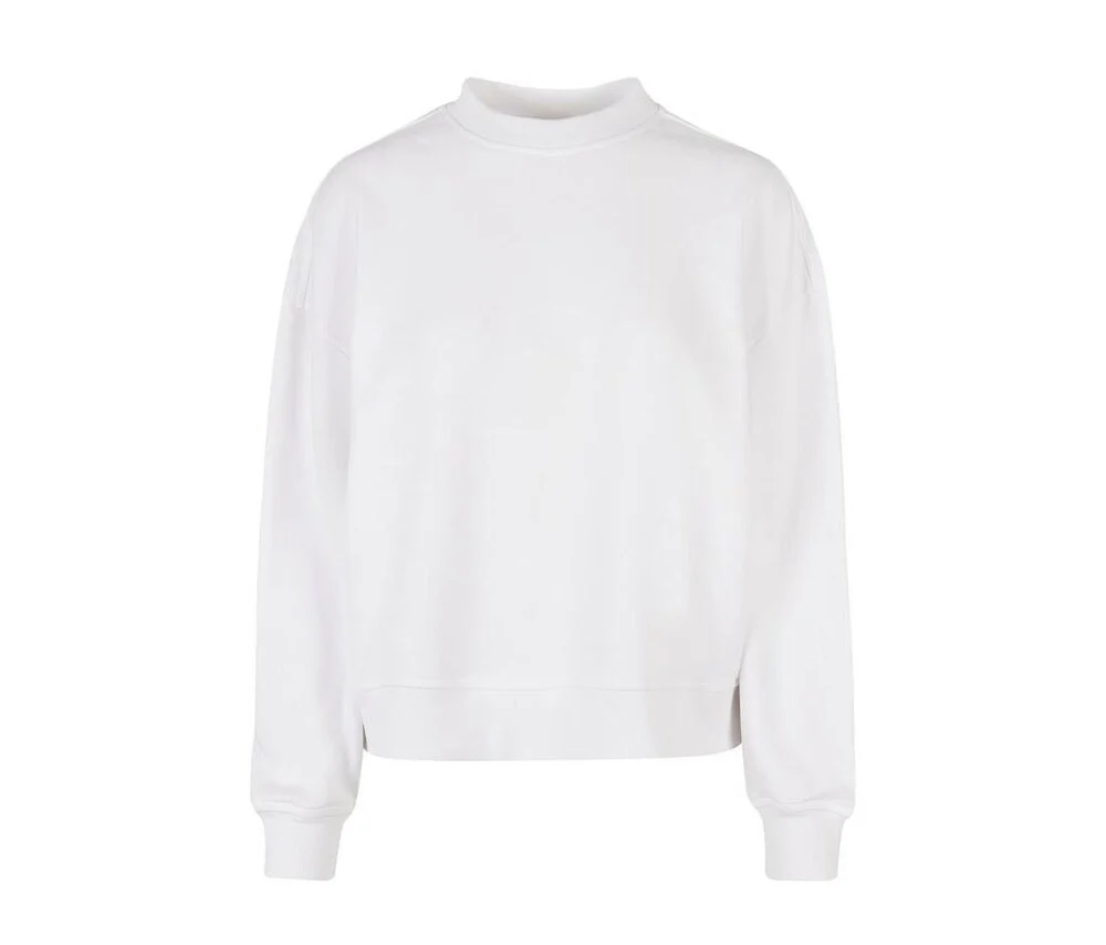 Build Your Brand BY212 Oversized Sweater Dames – White
