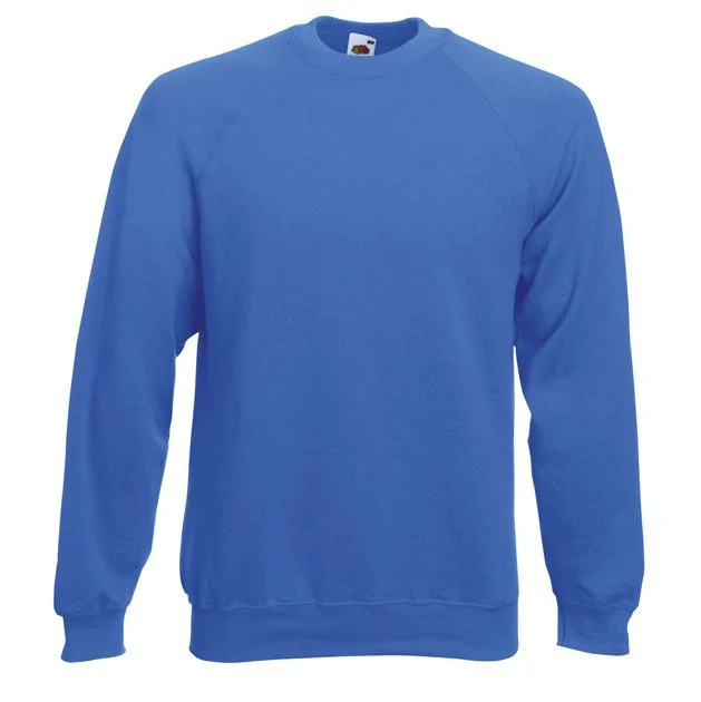 Fruit of the Loom SC260 Raglan Sweater – Royal Blue