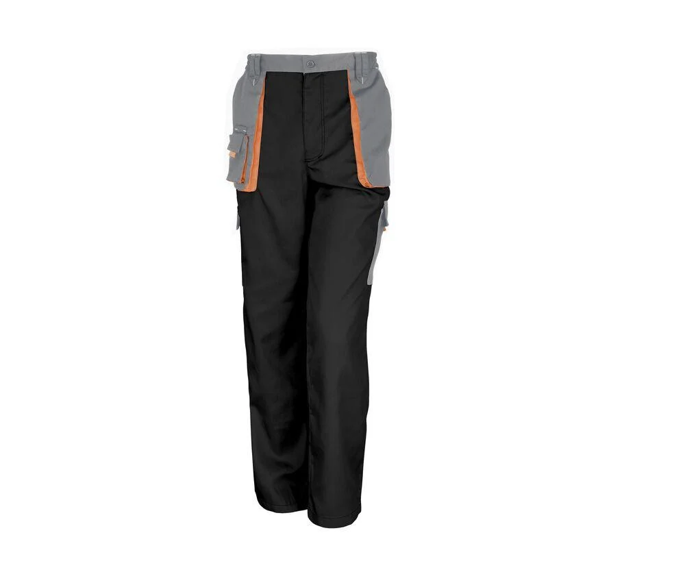 Result RS318 Lite Werkbroek – Black / Grey / Orange
