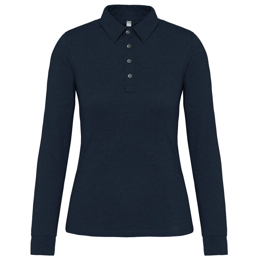 Kariban K265 Polo Lange Mouwen Dames – Marine