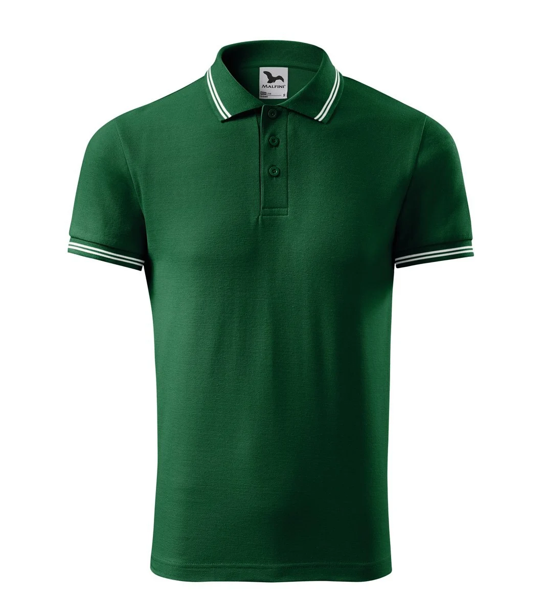 Malfini 219 Polo Heren – Donkergroen