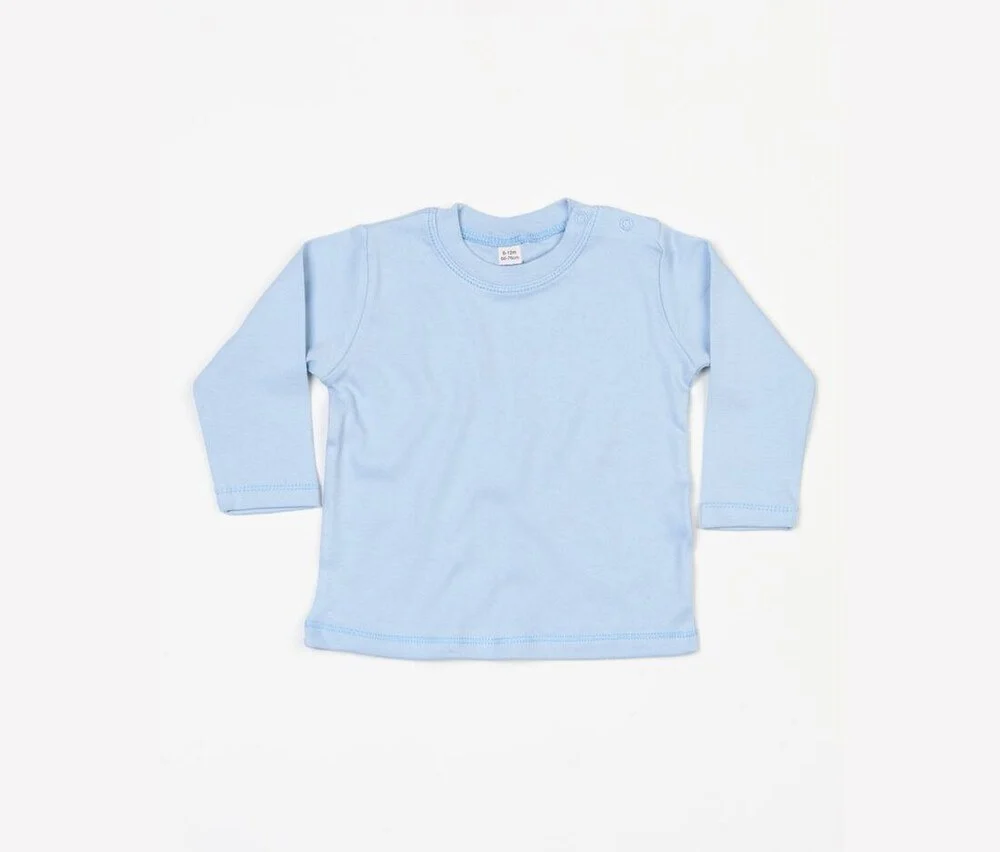 Babybugz BZ011 Baby T-shirt Lange Mouwen – Stofblauw