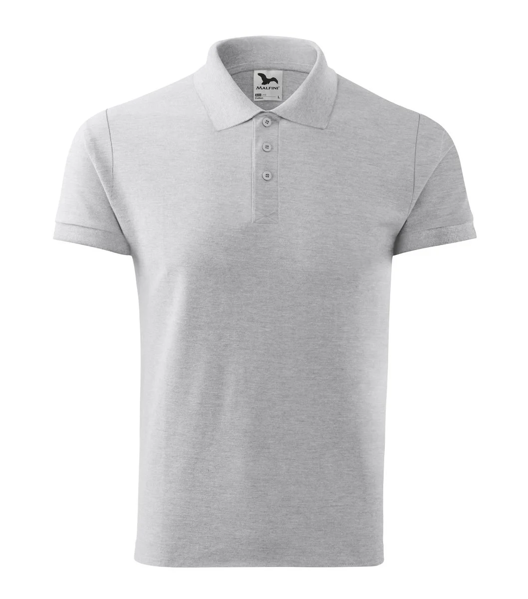 Malfini 212 Polo – gris chiné helder