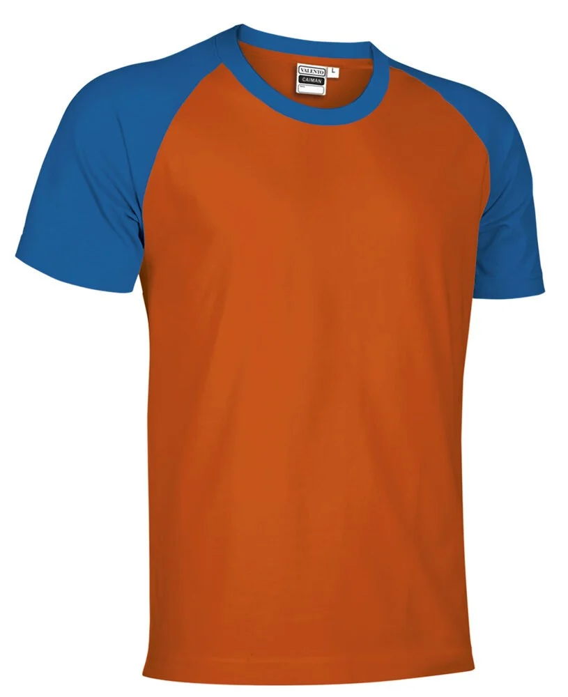 Valento CAVARGC Caiman T-shirt – party orange-royal blue