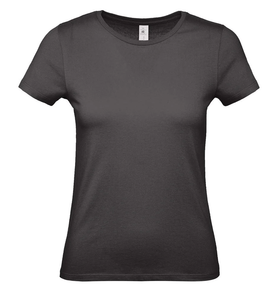 B&C BC02T #E150 T-shirt Dames – Urban Black