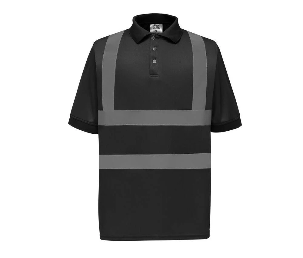 Yoko YK210 Poloshirt Hoge Zichtbaarheid – Black
