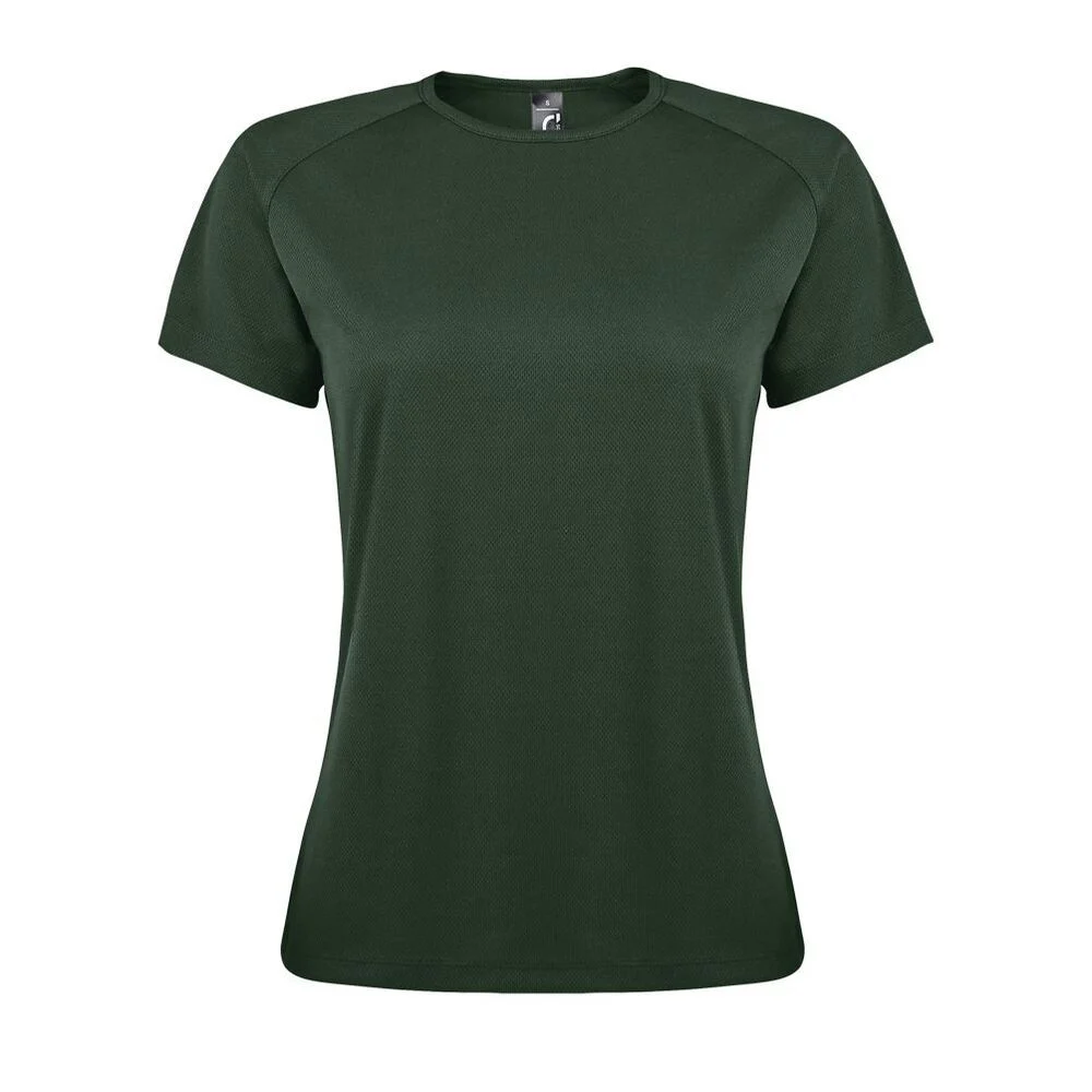 SOL'S 01159 Sport Raglan T-shirt Dames – Bosgroen