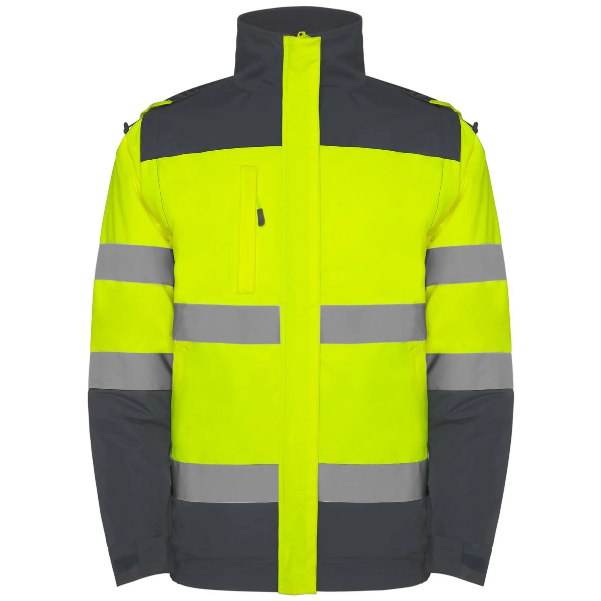 Roly HV9304 Epsylon Parka Hoge Zichtbaarheid – LOOD/FLUOR GEEL