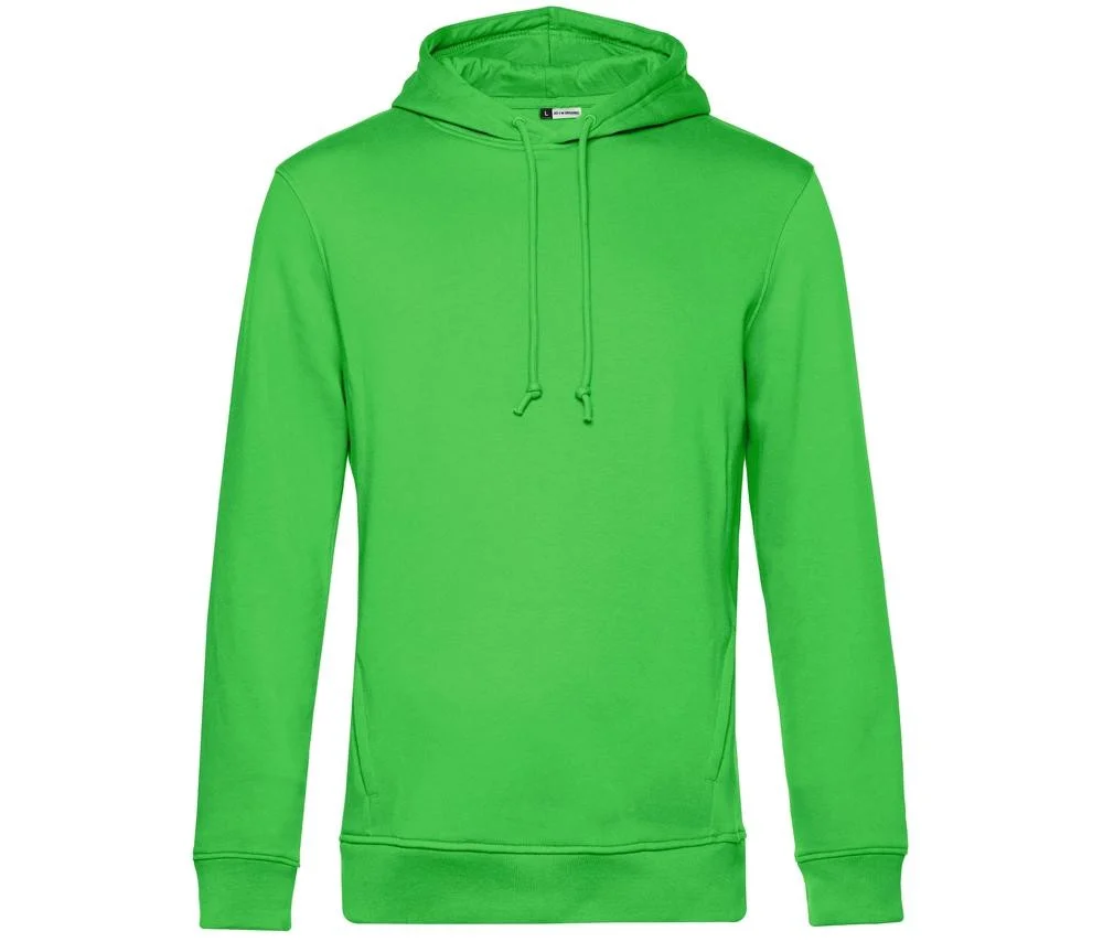B&C BCU33B Biologische Hoodie Heren – Apple Green
