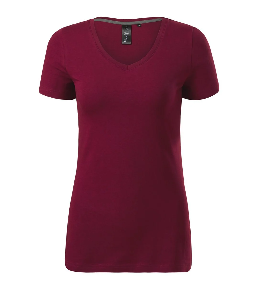 Malfini 701 Stretch T-shirt V-hals – Granaat