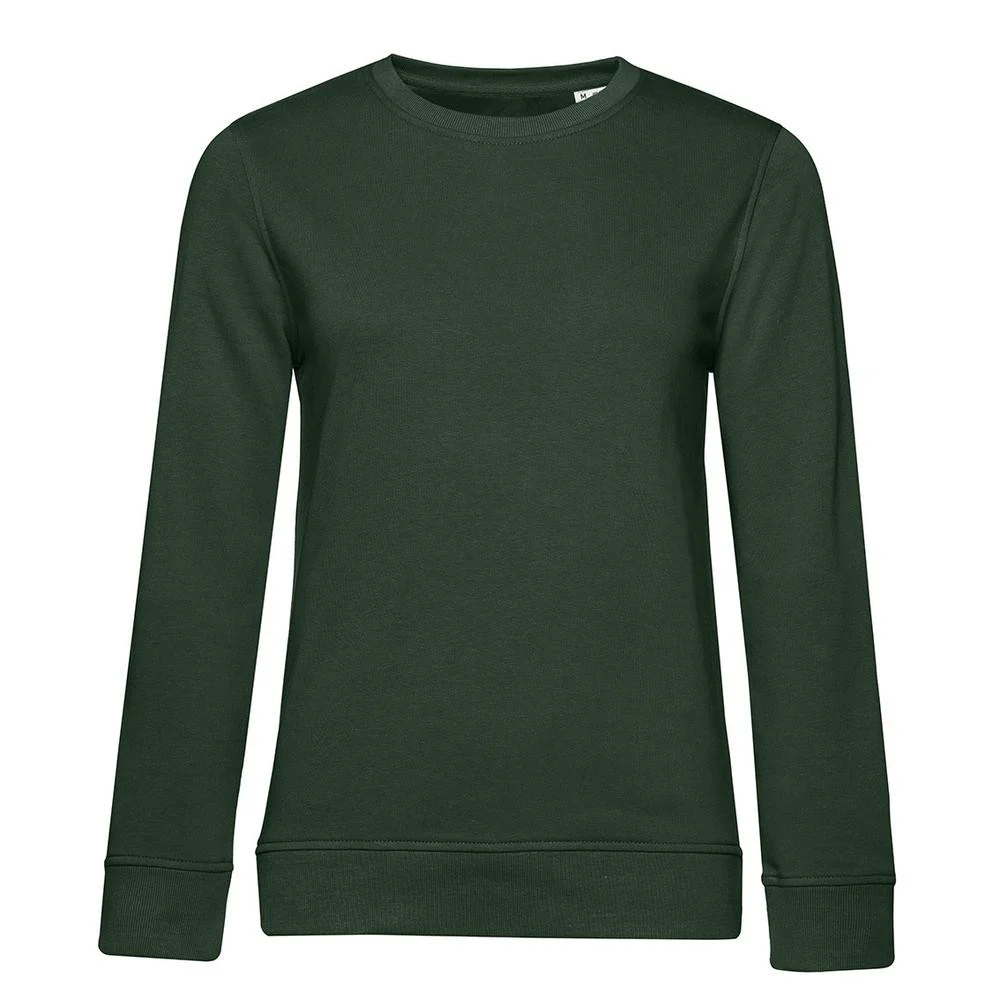 B&C BCW32B Biologische Sweater Dames – Forest Green