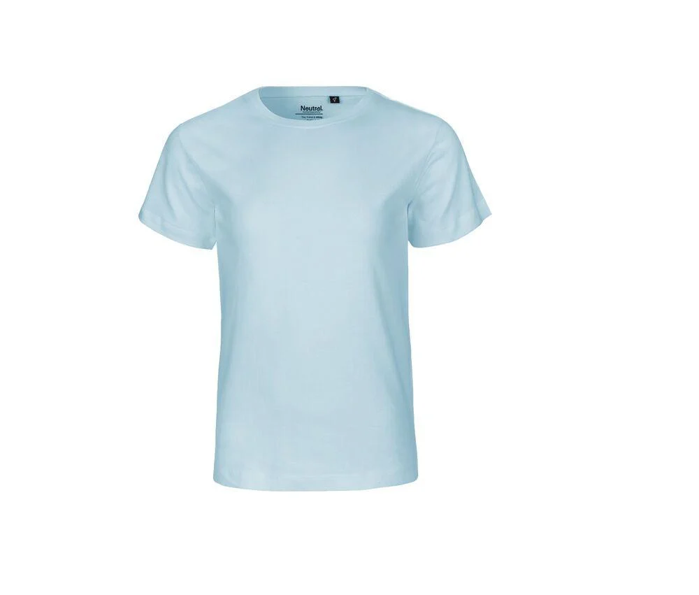 Neutral O30001 Kinder T-shirt – Light Blue