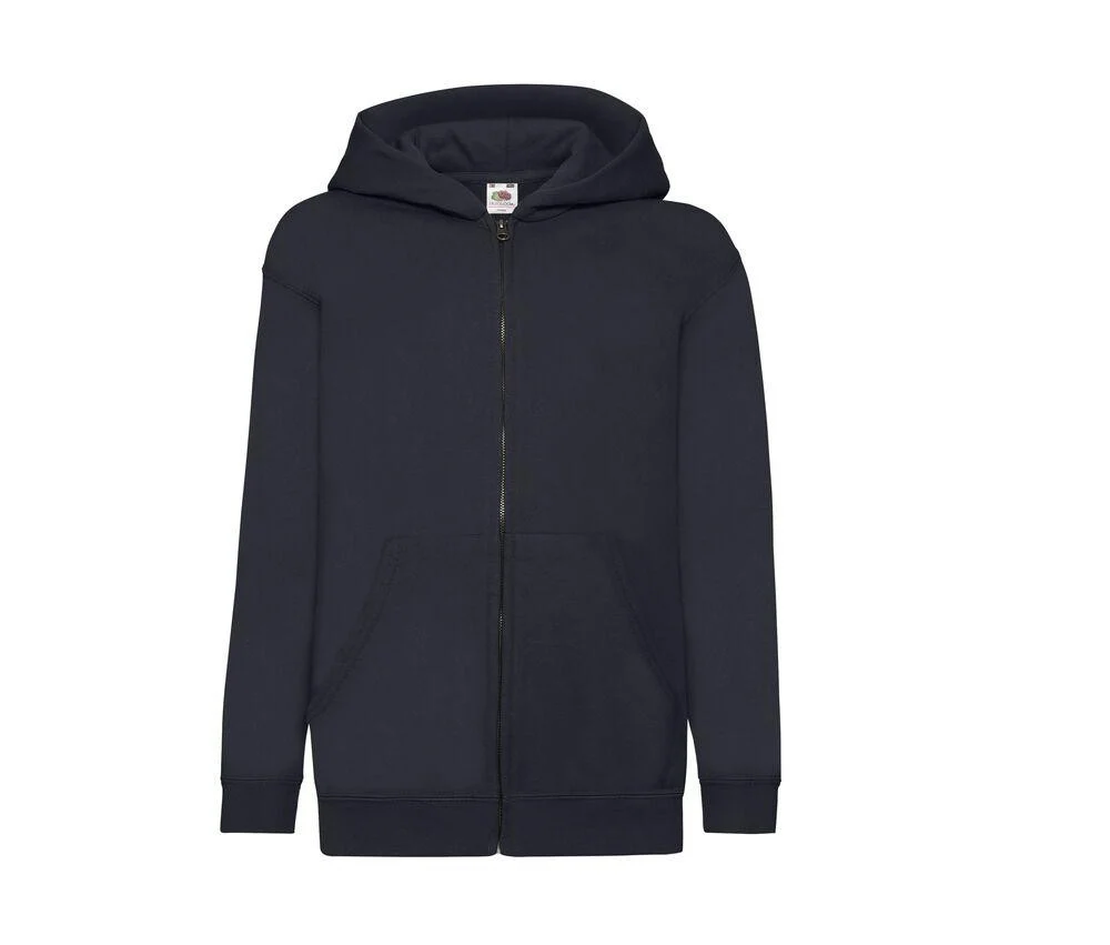 Fruit of the Loom SC379 Kinderritshoodie – Deep Navy