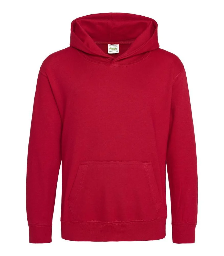 AWDIS Just Hoods JH01J Kinderhoodie – Fire Red