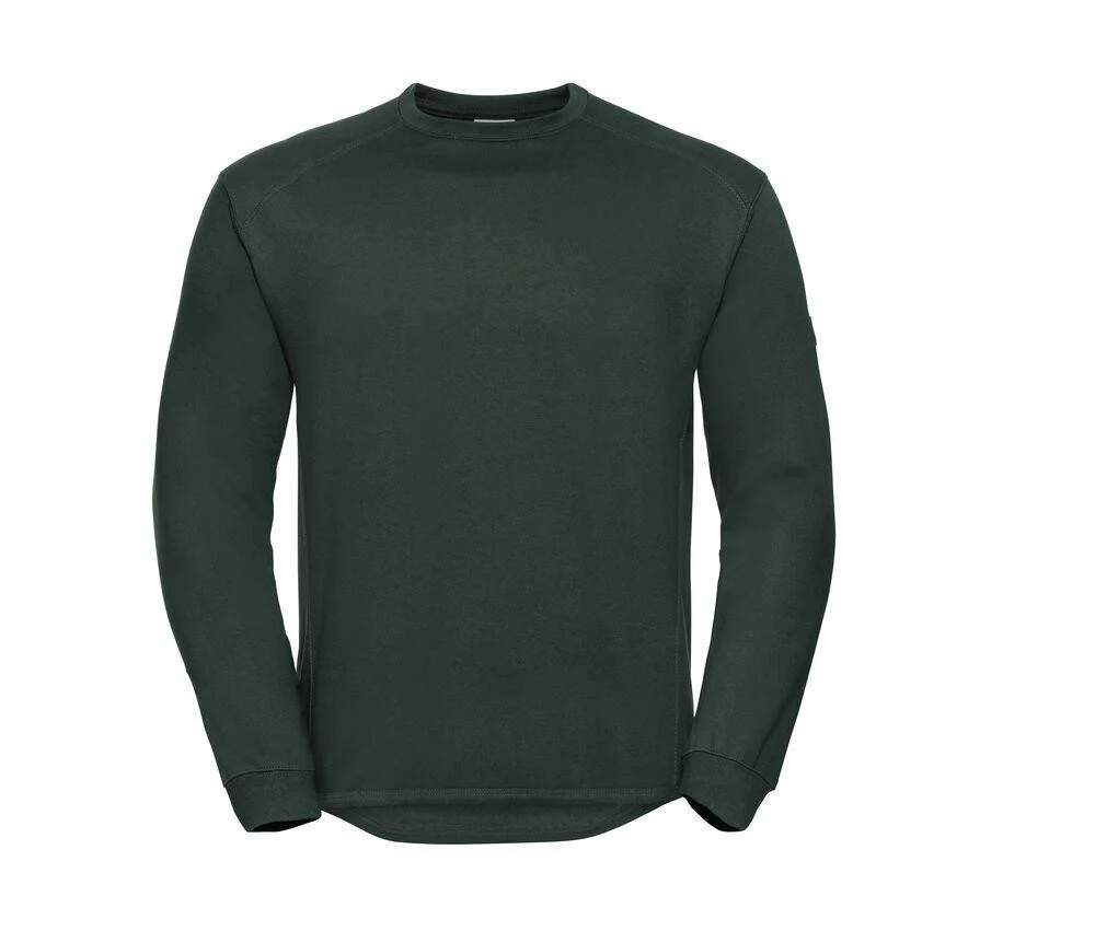 Russell JZ013 Heavy Duty Sweater – Bottle Green