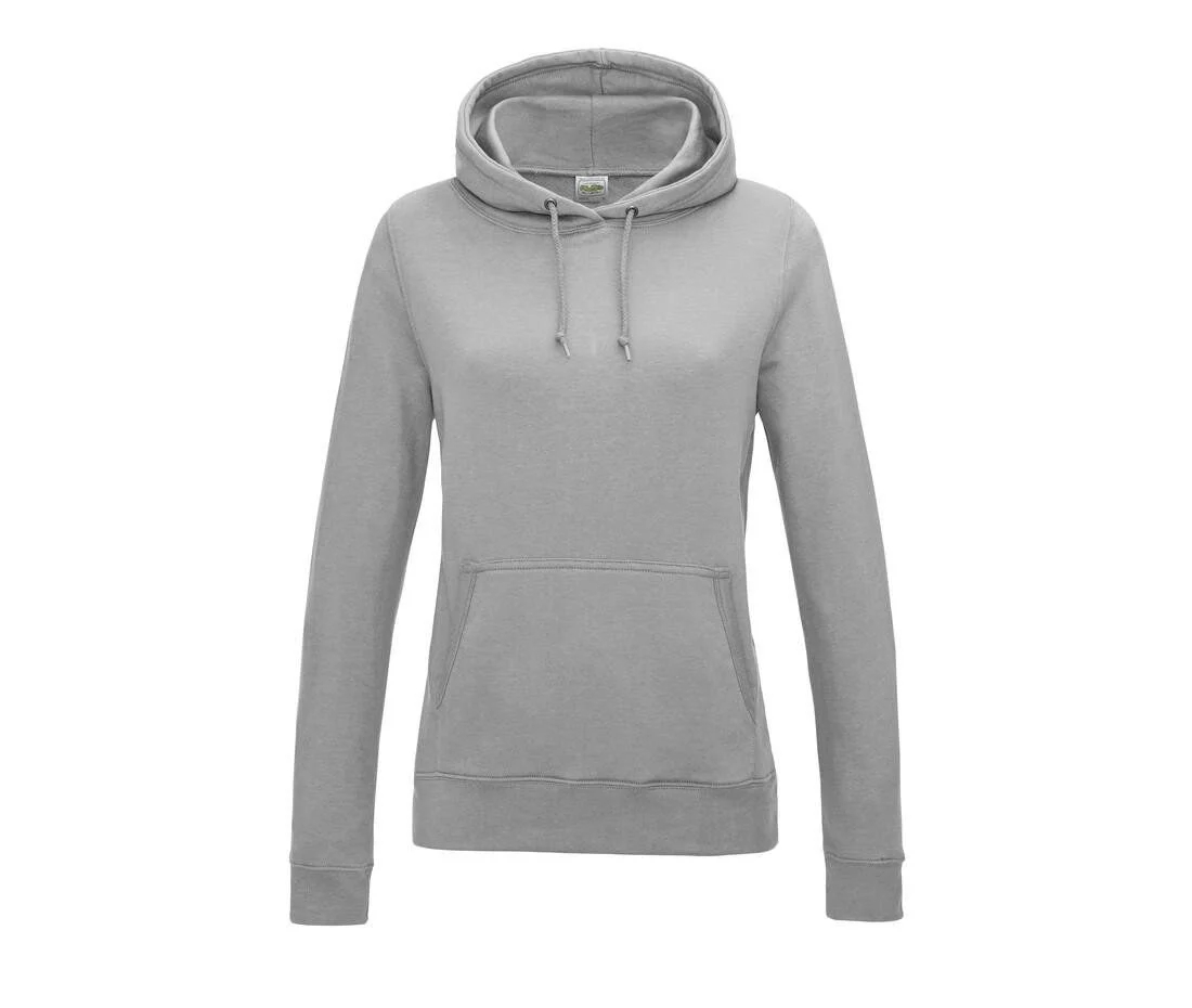 AWDIS JH01F Women's College Hoodie – Heather Grey
