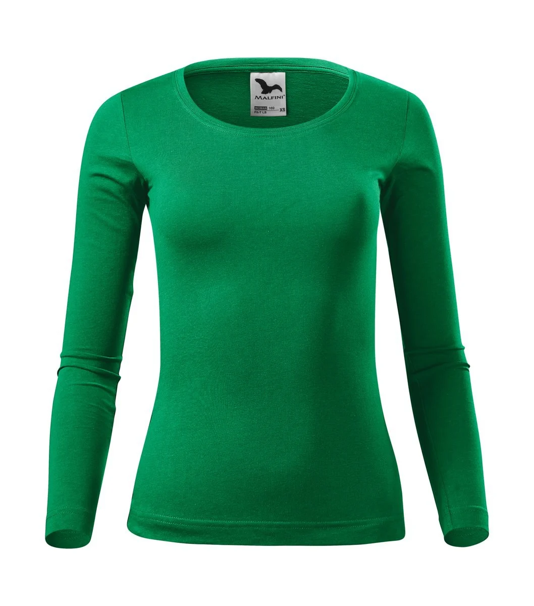 Malfini 169 T-shirt Lange Mouwen Dames – Middelgroen