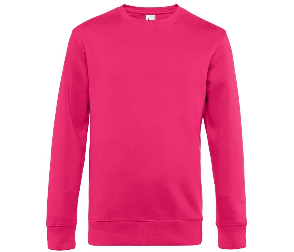 B&C BCU01K Sweater King – Magenta Pink