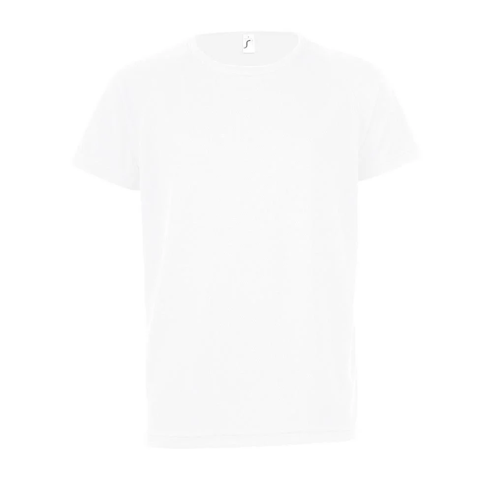 SOL'S 01166 Sport Raglan T-shirt Kinderen – Wit