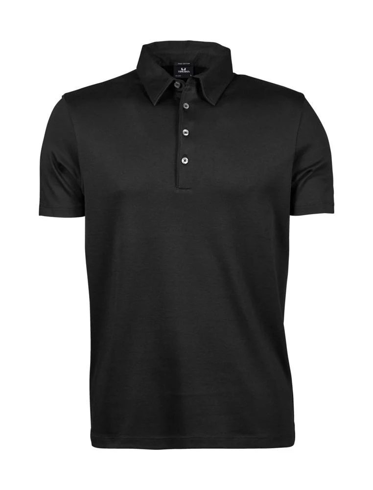 Tee Jays TJ1440 Pima Katoenen Polo Heren – Black
